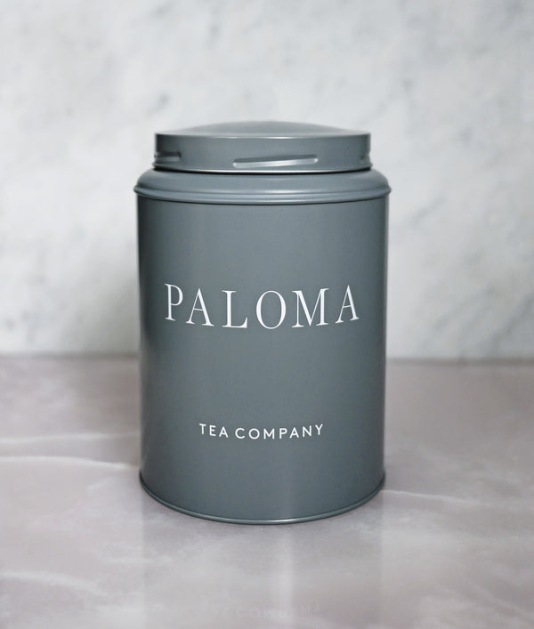 Paloma Large Tea tin - Grey Pearl